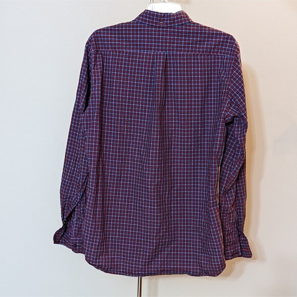 Uniqlo Men's Size Medium Long Sleeve Button Down Casual Check Pattern Shirt - Picture 2 of 4